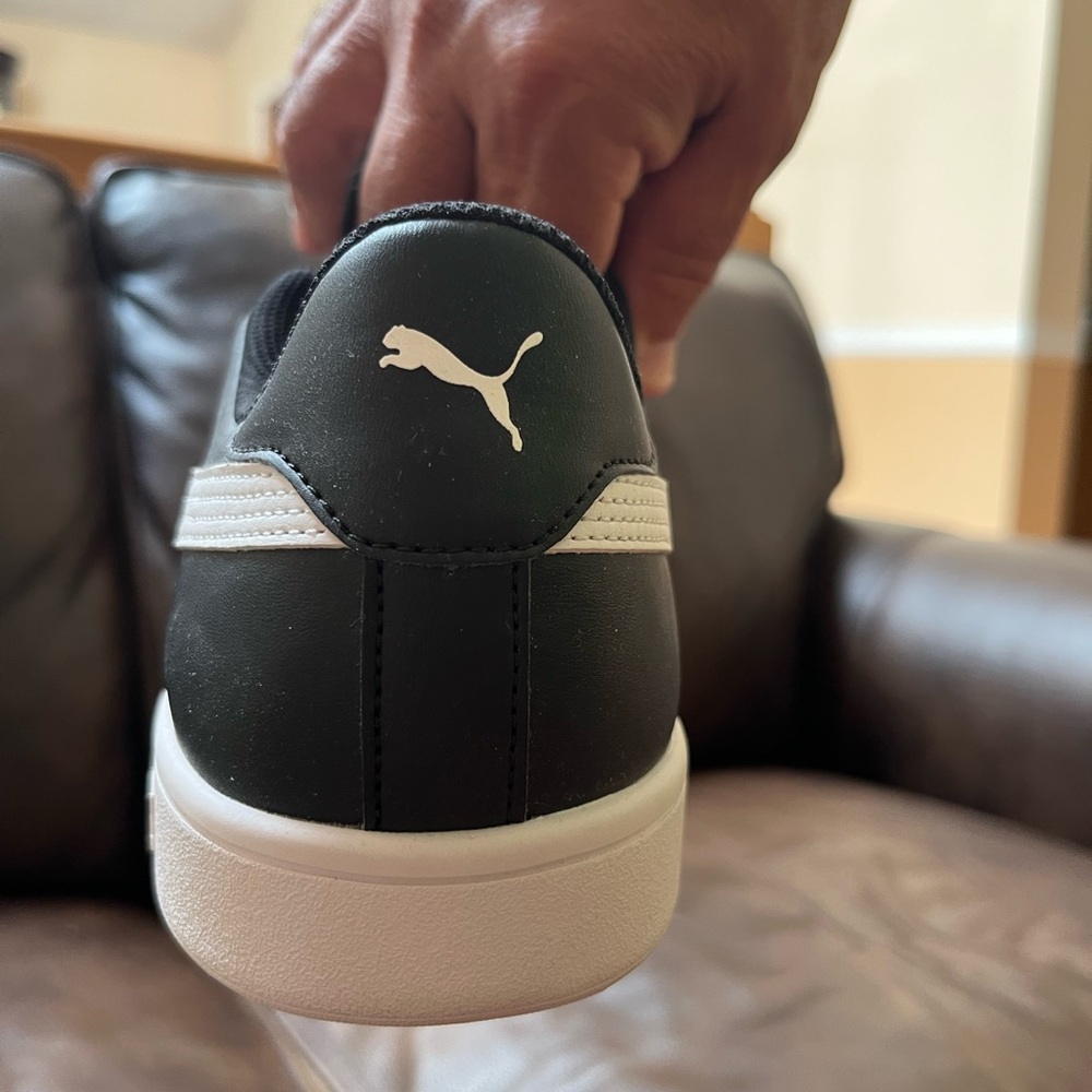 Puma Black and White Comfort Sneakers - Picture 4 of 4